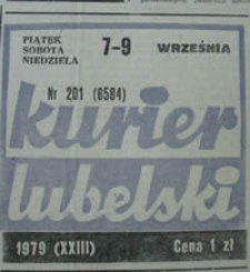 Kurier Lubelski 1979 nr 201 : Masakry w Łukowie, Janowie i w Lublinie