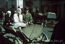 Pow&oacute;z konny na Krakowskim Przedmieściu w Lublinie