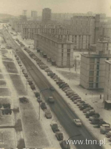 Sarcelles pod Paryżem, widok z okna mieszkania Anny Langfus, 1962