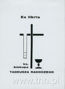 Ekslibris ks. biskupa Tadeusza Rakoczego