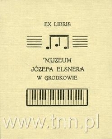 Ekslibris Muzeum J&oacute;zefa Elsnera w Grodkowie