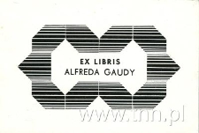 Ekslibris Alfreda Gaudy