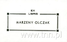 Ex Libris Marzeny Olczak