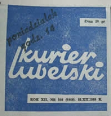 Kurier Lubelski 1968 nr 303 : Kto bronił Lublina? (27)