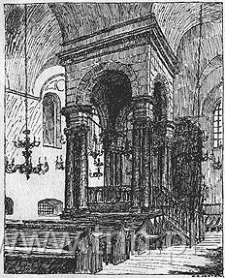 Wnętrze synagogi Maharszala