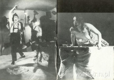 Scena ze spektaklu "Psalmy" pochodząca z broszury