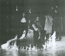 Scena ze spektaklu "Pasja wg. Jana S. Bacha"