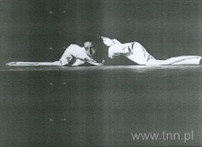 Scena ze spektaklu "Pasja wg. Jana S. Bacha"