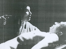 Scena ze spektaklu "Świętokradztwo"