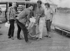 Studenci na wycieczce w Kazimierzu Dolnym