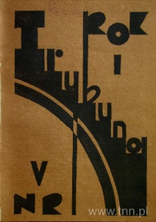 Okładka numeru 5 czasopisma "Trybuna"