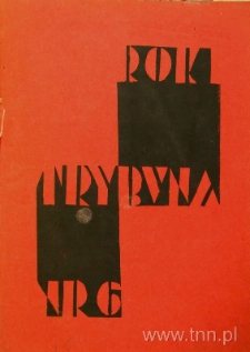 Okładka numeru 6 czasopisma "Trybuna"