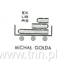 Ekslibris Michała Gołdy