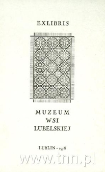 Ekslibris Muzeum Wsi Lubelskiej