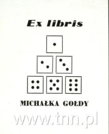 Ekslibris Michała Gołdy