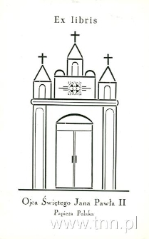 Ex libris Ojca Świętego Jana Pawła II Papierza Polaka