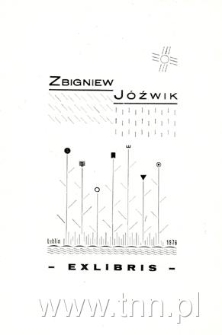 Ekslibris Zbigniewa Jóźwika