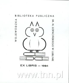 Ex Libris Wojew&oacute;dzka Biblioteka Publiczna im. Hieronima Łopacińskiego