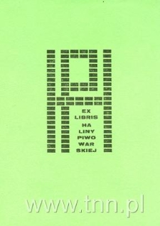 Ex Libris Haliny Piwowarskiej