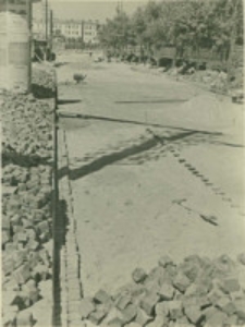 Przebudowa ulicy Warszawskiej w Lublinie - w czasie budowy I etapu