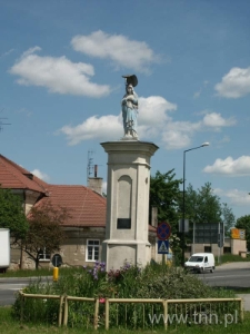 Kapliczka przy skrzyżowaniu ulic Turystycznej i Mełgiewskiej w Lublinie