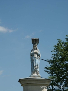 Kapliczka przy skrzyżowaniu ulic Turystycznej i Mełgiewskiej w Lublinie