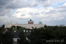 Widok na Zamek z Placu po Farze