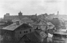 Lublin, Panorama dzielnicy żydowskiej ze wzg&oacute;rza Czwartek