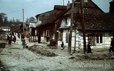 Domy przy ulicy Lubelskiej w Izbicy