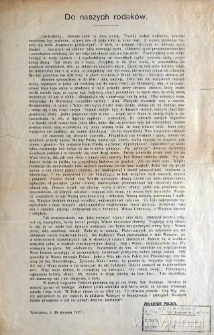 Odezwa Legion&oacute;w Polskich