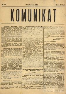 Komunikat Tymczasowego Rządu Ludowego Republiki Polskiej