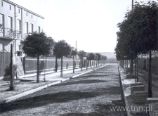 Ulica Beliniak&oacute;w w Lublinie, w czasie regulacji. Fotografia