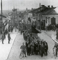 Manifestacja żydowska w Chełmie