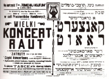 Zaproszenie na wielkanocny koncert – raut – 6.01.1923