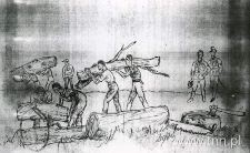 Nasz dzień w obozie &ndash; rysunek