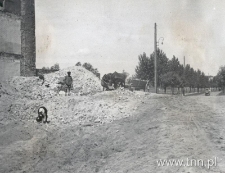 Regulacja placu u wylotu Al. Marszalka Pilsudskiego na plac Bychawski w Lublinie. Fotografia