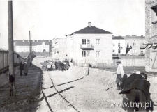 Ulica Czwartaków w Lublinie, w czasie regulacji. Fotografia