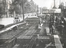 Most przy ulicy Fabrycznej w Lublinie, zbrojenie. Fotografia