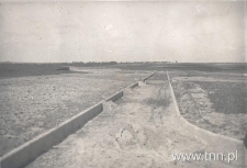 Czech&oacute;w G&oacute;rny w czasie regulacji. Roboty publiczne w Lublinie. Fotografia