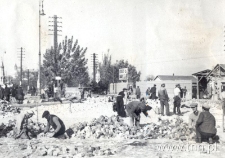 Regulacja placu przy zbiegu ulic 1 Maja i Fabrycznej w Lublinie. Fotografia