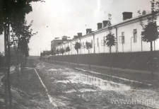 Ulica Godebskiego w Lublinie, w czasie regulacji. Fotografia