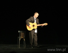 Witold Dąbrowski podczas spektaklu "Ostatni demon"