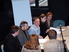 Uczestnicy debaty "Od Unii Lubelskiej do Unii Europejskiej"