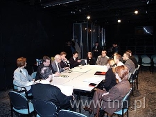 Uczestnicy debaty "Od Unii Lubelskiej do Unii Europejskiej"