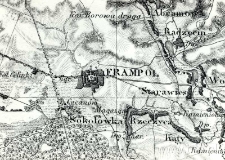 Fragment mapy Lubelszczyzny