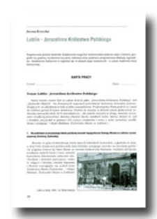 Lublin - Jerozolima Kr&oacute;lestwa Polskiego