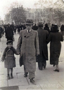 Henio Żytomirski z ojcem Samuelem Żytomirskim