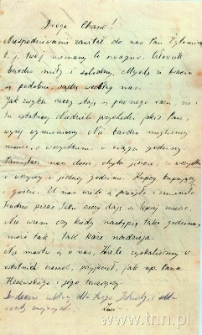 List do Chany Żytomirskiej