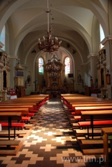 Wnętrze kościoła parafialnego w J&oacute;zefowie Biłgorajskim