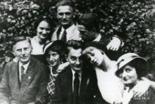 Rodzina Hartwig&oacute;w w Ogrodzie Saskim w Lublinie